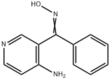 (4-Amino-3-pyridinyl)phenyl-methanone oxime Struktur