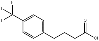 Benzenebutanoyl chloride, 4-(trifluoroMethyl)- Struktur