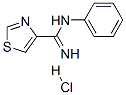 4-(N-phenylamidino)thiazole hydrochloride Struktur