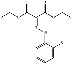 2-(2-Chlorophenyl)hydrazonomalonic acid diethyl ester Struktur