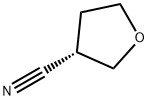 3-Furancarbonitrile, tetrahydro-, (3S)- Struktur