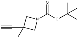 1-Boc-3-ethynyl-3-methylazetidine Structure