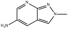 5-Amino-2-methyl-2H-pyrazolo[3,4-b]pyridine Struktur