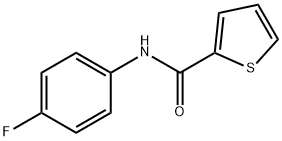 2-Thiophenecarboxamide,N-(4-fluorophenyl)- Struktur