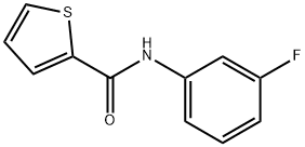 2-Thiophenecarboxamide,N-(3-fluorophenyl)- Struktur