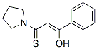 Pyrrolidine,  1-(3-hydroxy-3-phenyl-1-thioxo-2-propenyl)-  (9CI) Struktur