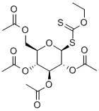 1-Thio-beta-D-glucopyranose 2,3,4,6-tetraacetate 1-(O-ethylcarbonodithioate) Struktur