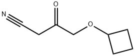 4-cyclobutoxy-3-oxobutanenitrile Struktur