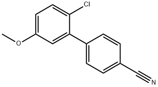 4-(2-Chloro-5-Methoxyphenyl)benzonitrile Struktur