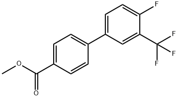 Methyl 4-[4-fluoro-3-(trifluoroMethyl)phenyl]benzoate Struktur