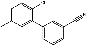 3-(2-Chloro-5-Methylphenyl)benzonitrile Struktur