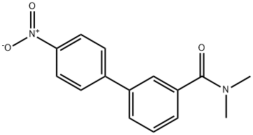 N,N-DiMethyl-3-(4-nitrophenyl)benzaMide Struktur