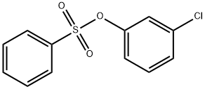 1-chloro-3-phenoxysulfonyl-benzene Struktur