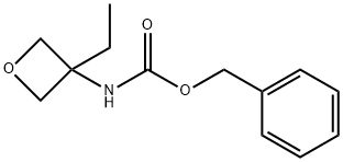 Benzyl N-(3-ethyloxetan-3-yl)carbamate Struktur