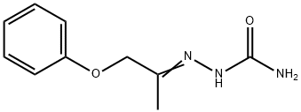 1-Phenoxy-2-propanone semicarbazone Struktur