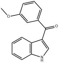 (1H-INDOL-3-YL)-(3-METHOXY-PHENYL)-METHANONE Struktur