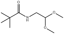 Propanamide,  N-(2,2-dimethoxyethyl)-2,2-dimethyl- Struktur