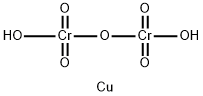 copper dichromate Struktur