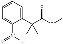 METHYL 2-METHYL-2-(2-NITROPHENYL)PROPIONATE Struktur