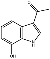 Ethanone, 1-(7-hydroxy-1H-indol-3-yl)- Struktur