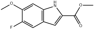 Methyl 5-fluoro-6-Methoxy-1H-indole-2-carboxylate Struktur