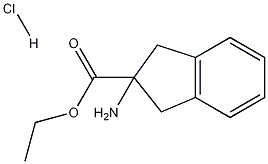 Ethyl 2-aMino-2,3-dihydro-1H-indene-2-carboxylate HCl Struktur