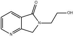 5H-Pyrrolo[3,4-b]pyridin-5-one, 6,7-dihydro-6-(2-hydroxyethyl)- Struktur