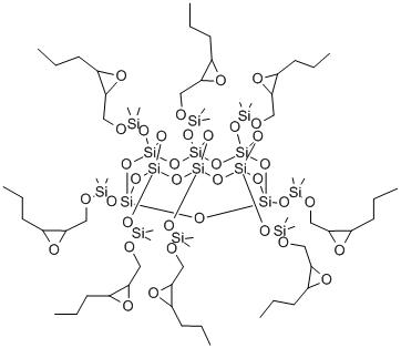 PSS-OCTA((3-PROPYLGLYCIDYLETHER)DIMETHY& Struktur