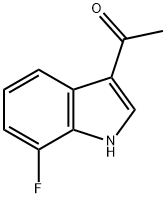 Ethanone, 1-(7-fluoro-1H-indol-3-yl)- Struktur