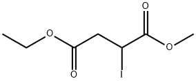 Butanedioic acid, iodo-, 4-ethyl 1-methyl ester (9CI) Struktur