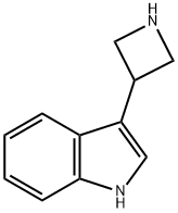 1H-Indole, 3-(3-azetidinyl)- Struktur