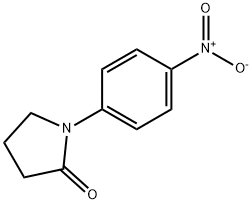 1-(4-硝基苯基)-2-吡咯烷酮 結(jié)構(gòu)式