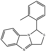 1H,3H-Thiazolo[3,4-a]benzimidazole, 1-(2-methylphenyl)- Struktur