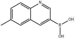 (6-methylquinolin-3-yl)boronic acid Struktur