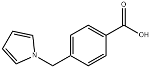 4-(1H-pyrrol-1-ylmethyl)benzoic acid Struktur