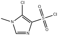 5-chloro-1-methyl-1H-imidazole-4-sulfonyl chloride Struktur