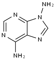 9H-Purine-6,9-diamine (9CI) Struktur