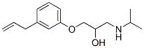 1-(3-Allylphenoxy)-3-(isopropylamino)-2-propanol Struktur