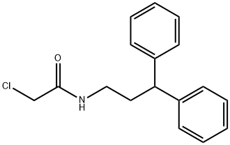 2-CHLORO-N-(3,3-DIPHENYLPROPYL)ACETAMIDE Struktur