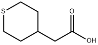 (Tetrahydro-thiopyran-4-yl)-acetic acid Struktur