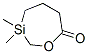 3,3-Dimethyl-1,3-oxasilepan-7-one Struktur