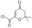 2H-PYRAN-6-CARBONYL CHLORIDE,3,4-DIHYDRO-2,2-DIMETHYL-4-OXO- Struktur