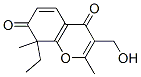 8-Ethyl-2,8-dimethyl-3-(hydroxymethyl)-4H-1-benzopyran-4,7(8H)-dione Struktur