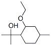 Cyclohexanemethanol, 2-ethoxy-alpha,alpha,4-trimethyl- (9CI) Struktur