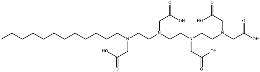 docosyl-triethylenetetraminepentaacetic acid Struktur