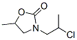 3-(2-chloropropyl)-5-methyl-oxazolidin-2-one Struktur