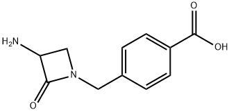 4-(3-amino-2-oxoazetidinonyl-1)methylbenzoic acid Struktur