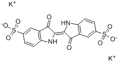 INDIGODISULFONATE DIPOTASSIUM SALT Struktur