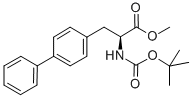 (S)-METHYL N-TERT-BUTOXYCARBONYL-3-(4-BIPHENYLYL)-2-AMINOPROPIONATE Struktur