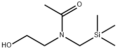 Acetamide,  N-(2-hydroxyethyl)-N-[(trimethylsilyl)methyl]- Struktur